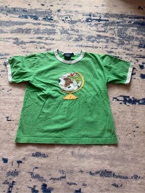 Mini Boden Boy’s Globe Applique Tshirt 7-8 Years